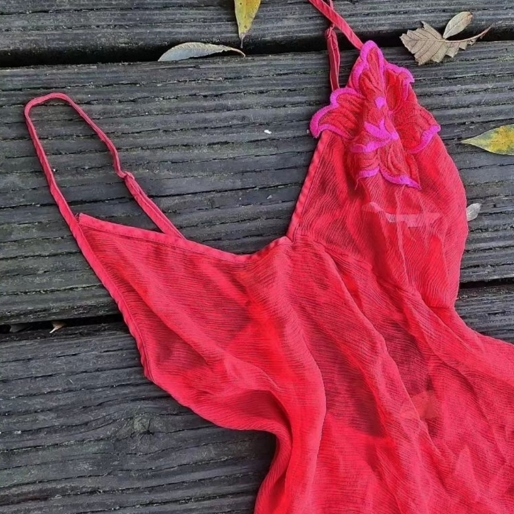 Nuvonu silk phoenix slip